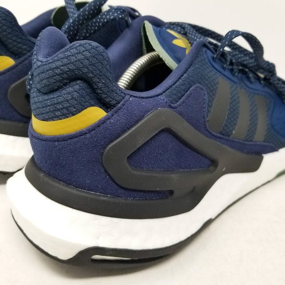 adidas Boost Day Jogger FW4832 Running Trainer Navy Blue Black Gold 12.5… - Picture 8 of 11